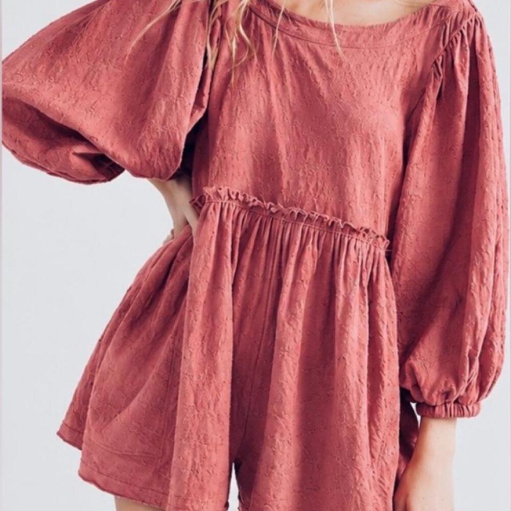 Free people beach romper in